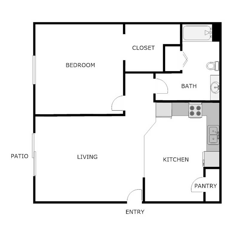 Floor Plans Bayview Apartments Sturgeon Bay, WI A PRE/3 Property